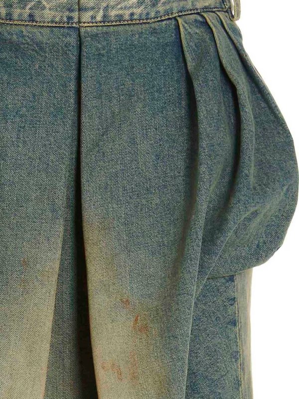 iKRIX Maison Margiela: Faldas largas - Falda Larga - Azul Claro