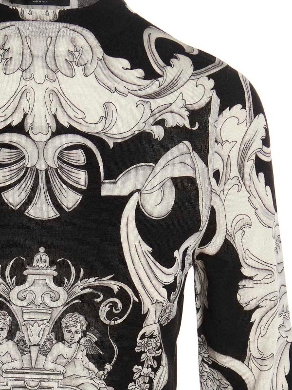 iKRIX VERSACE: Turtlenecks & Polo necks - Silver baroque sweater