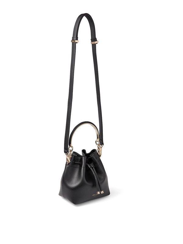 JIMMY CHOO: Bucket bags online - Leather bucket bag