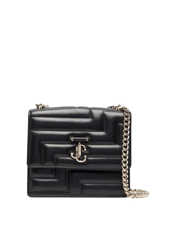 JIMMY CHOO: クロスボディバッグ - クロスボディバッグ - 黒