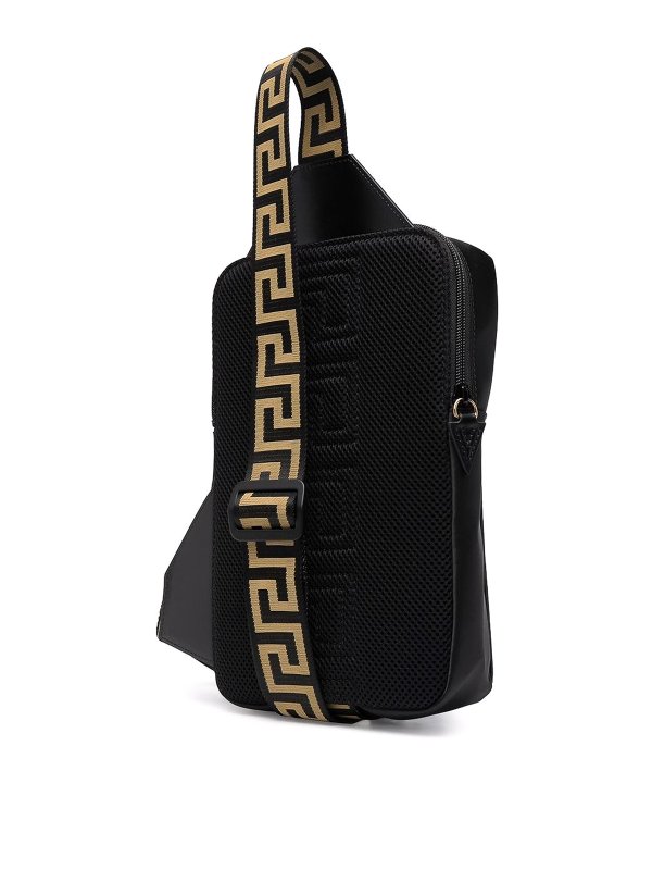 VERSACE: belt bags online - Greca one-shoulder backpack