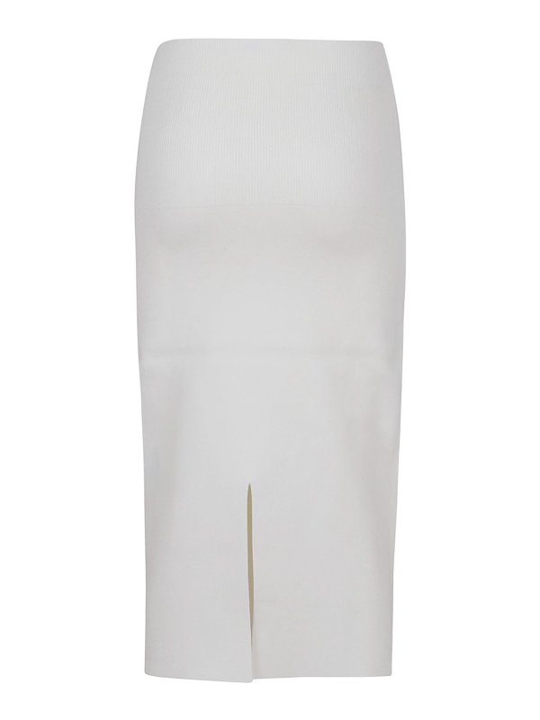 VICTORIA BECKHAM: ニーレングススカート＆ミディ丈 online - 膝丈/ミディスカート - 白