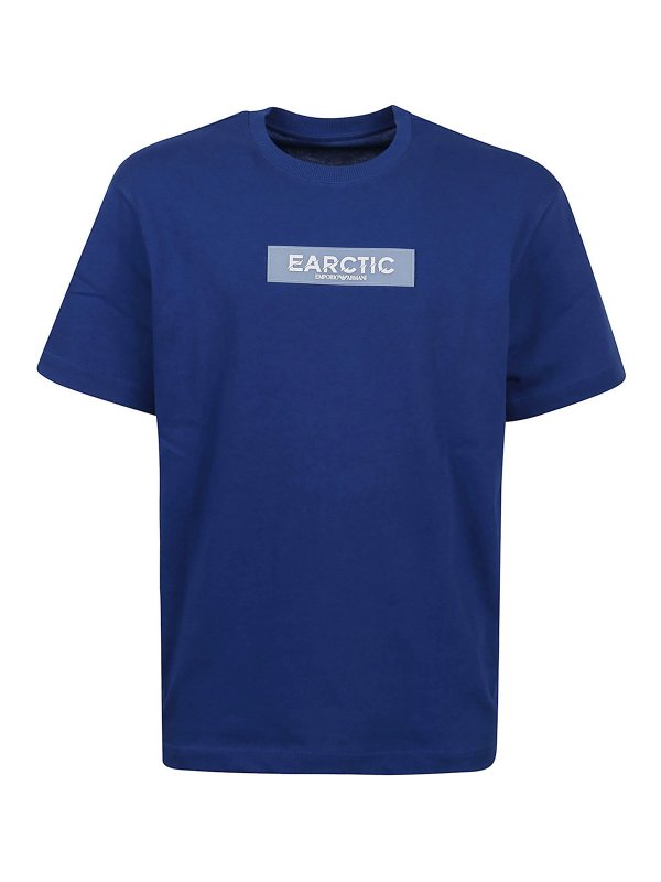 EMPORIO ARMANI: t-shirts - Logo patch T-shirt