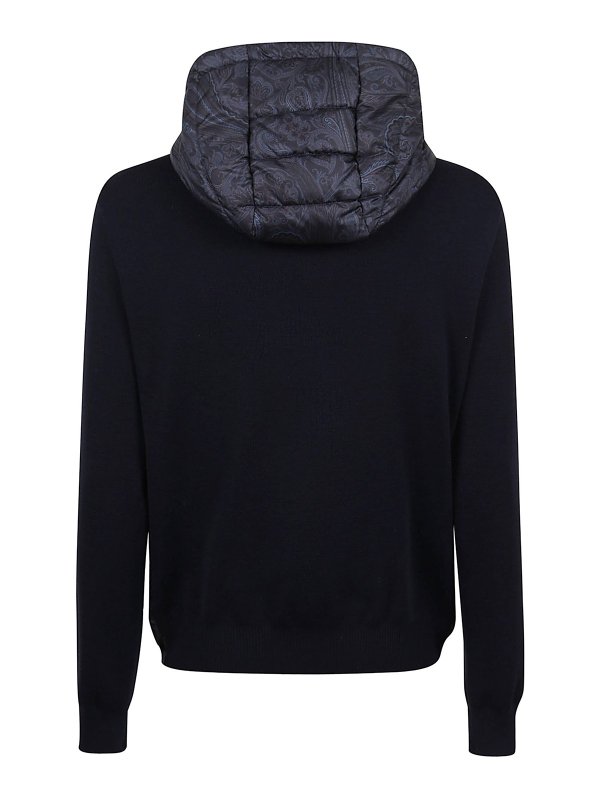 ETRO: giacche imbottite online - Piumino con cappuccio