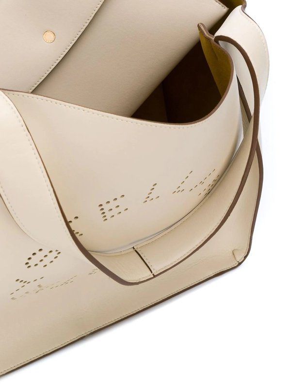 Stella logo eco-leather tote shop online: STELLA McCARTNEY