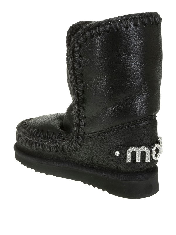 iKRIX MOU: ankle boots - Eskimo 24 rhinestones logo ankle boots