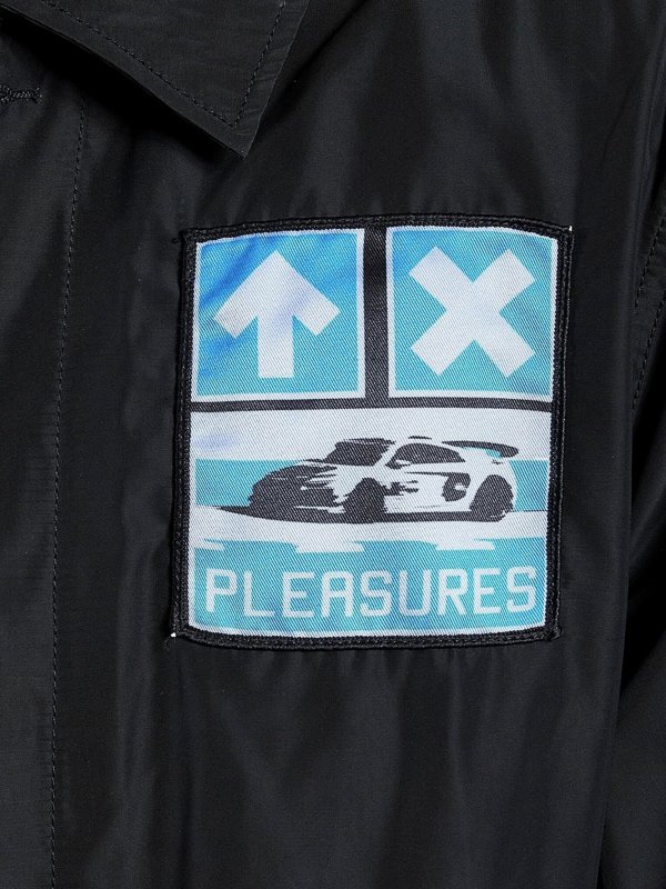 Tech fabric trench coat shop online: PLEASURES