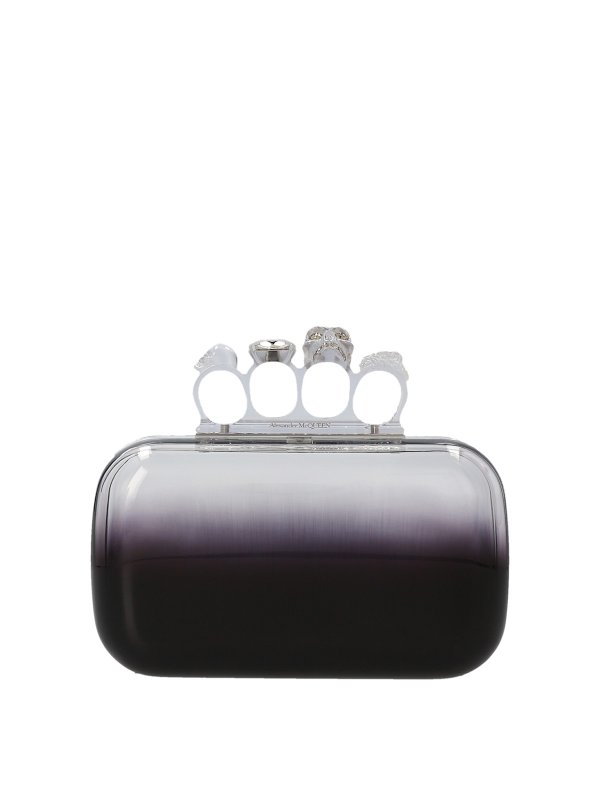 ALEXANDER MCQUEEN: clutches - Clutch four ring skull