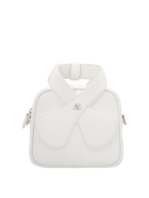 Courreges: cross body bags - Sac loop handbag