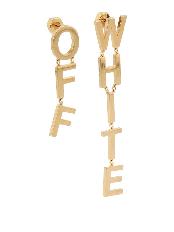 iKRIX OFF-WHITE: Earrings - Logo earrings
