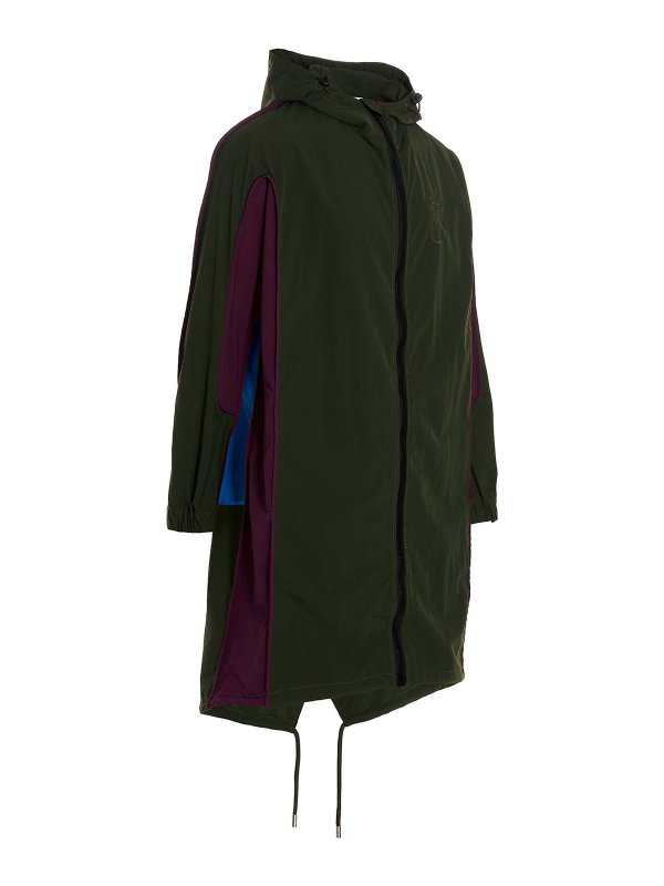 J.W. ANDERSON: casual jackets online - Colorblock long jacket
