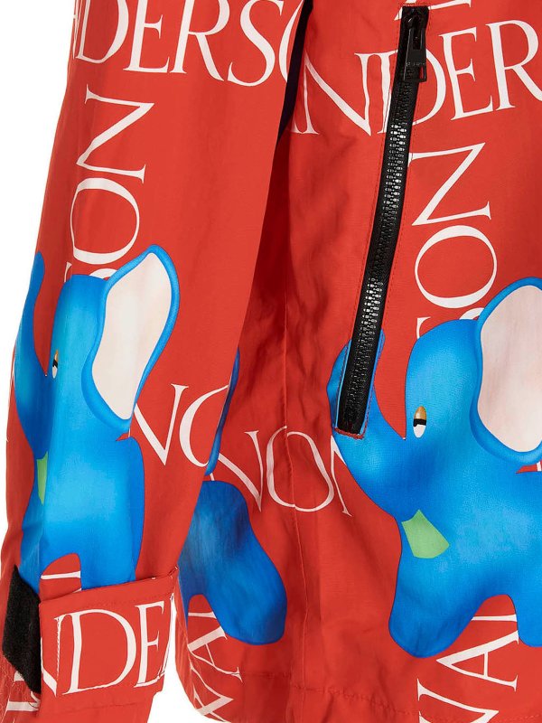 カジュアルジャケット - 赤 shop online: J.W. ANDERSON