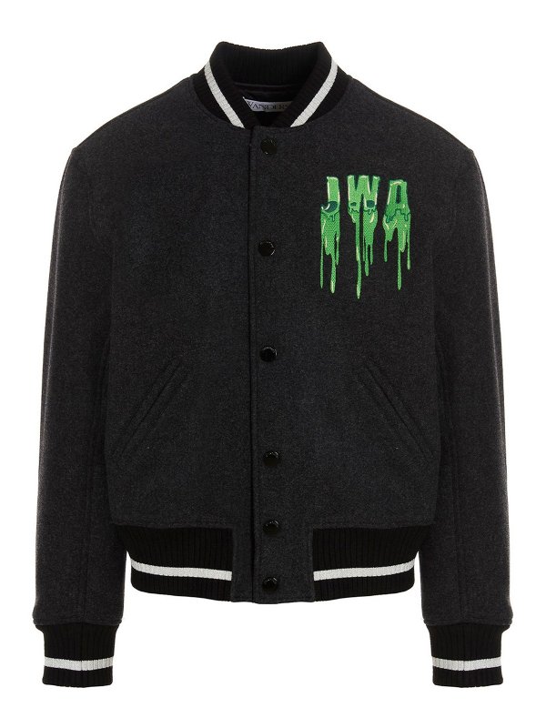 J.W. ANDERSON: bombers - Varsity bomber jacket