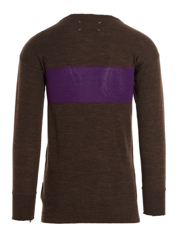 Maison Margiela: クルーネック online - クルーネック - マルチカラー