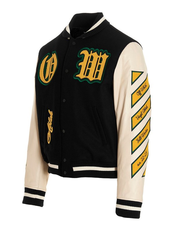 iKRIX OFF-WHITE: bombers - Varsity bomber jacket