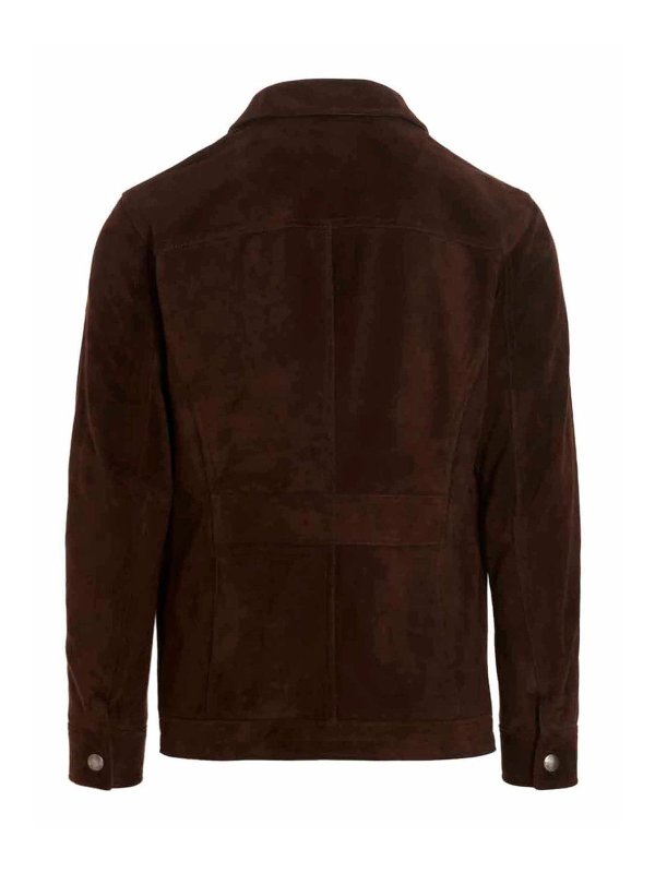 TOM FORD: leather jacket online - Suede jacket
