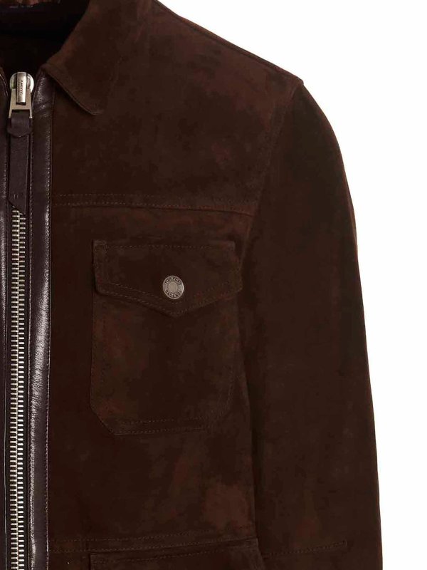 iKRIX TOM FORD: leather jacket - Suede jacket