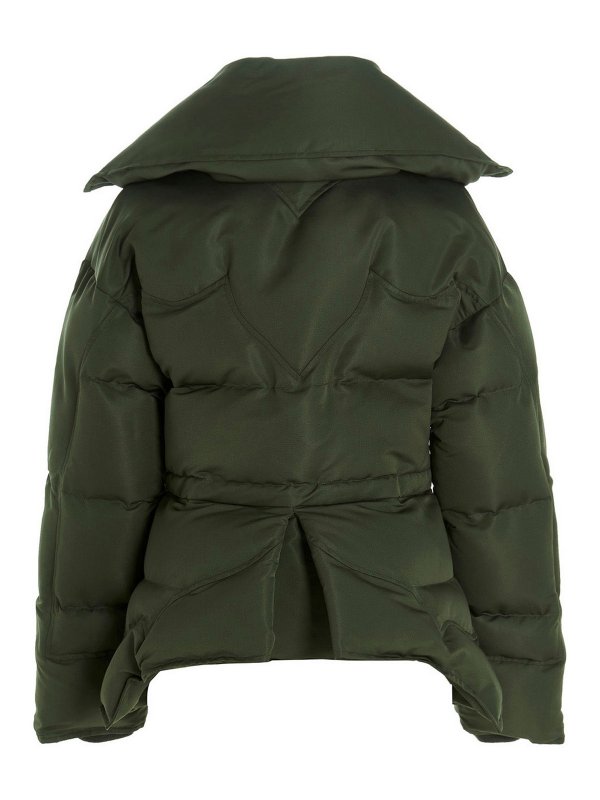ALEXANDER MCQUEEN: padded jackets online - Ruffled puffer jacket