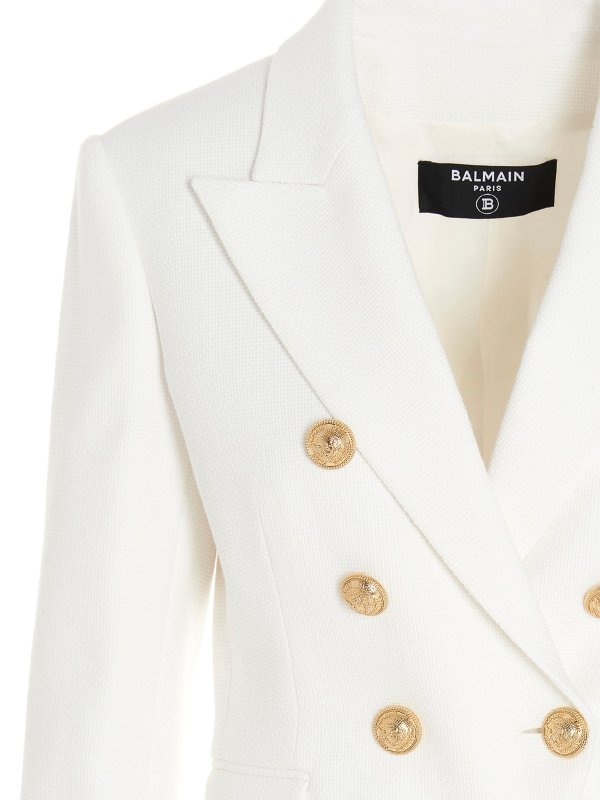 iKRIX Balmain: blazers - Logo button blazer