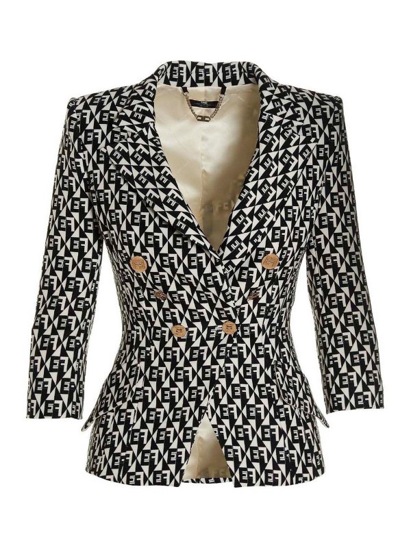 ELISABETTA FRANCHI: Blazer - Blazer - Multicolor