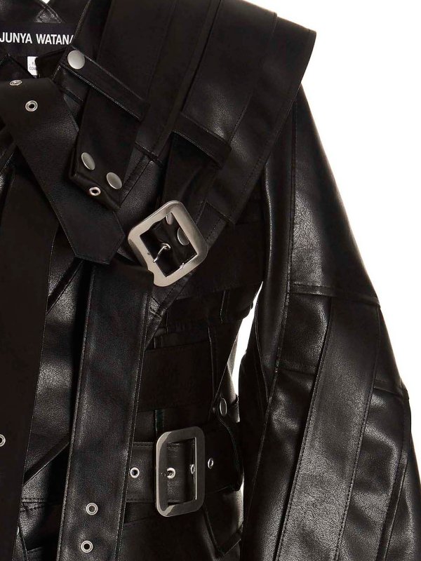 iKRIX JUNYA WATANABE: leather jacket - Biker leather jacket