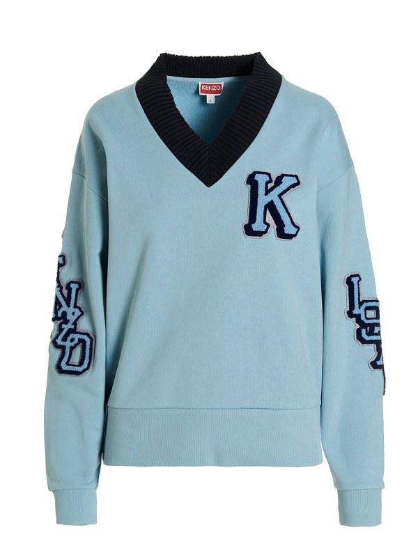KENZO: スウェット＆セーター - スウェットシャツ/セーター - ライトブルー