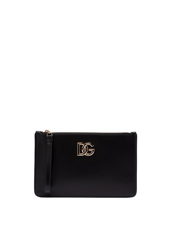 DOLCE & GABBANA: clutches - Pouch with DG logo