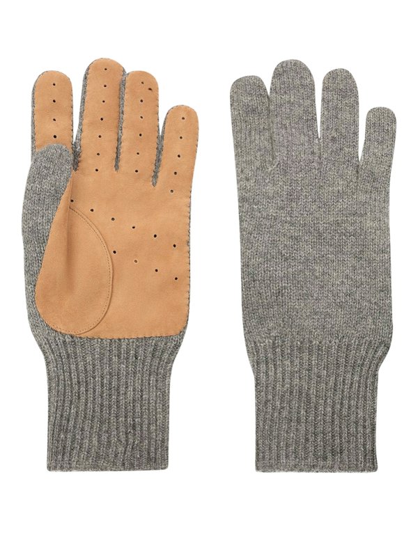 BRUNELLO CUCINELLI: 手袋 online - 手袋 - ライトグレー