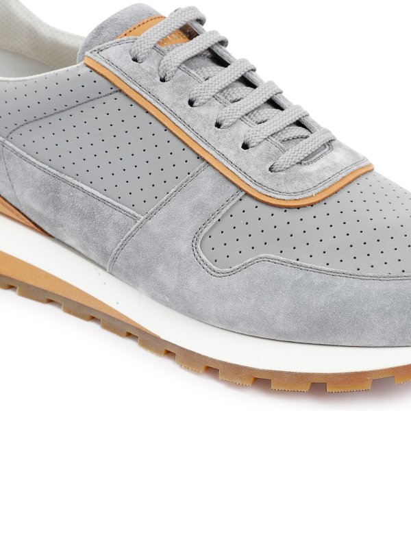 Baskets - Gris Clair shop online: BRUNELLO CUCINELLI