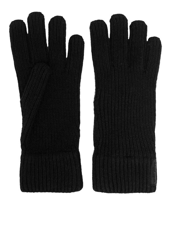 GIORGIO ARMANI: guanti - Guanti in cashmere