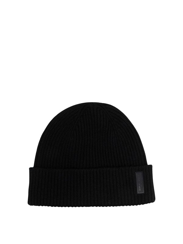 GIORGIO ARMANI: beanies - Cashmere beanie