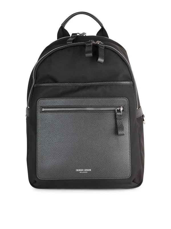 GIORGIO ARMANI: backpacks - Tech fabric backpack
