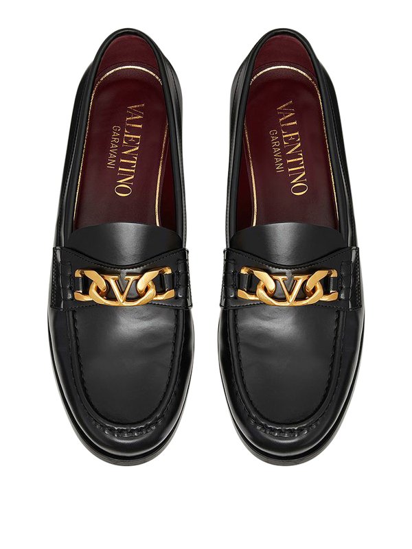 iKRIX VALENTINO GARAVANI: ロファー＆スリッパ - ローファー - 黒