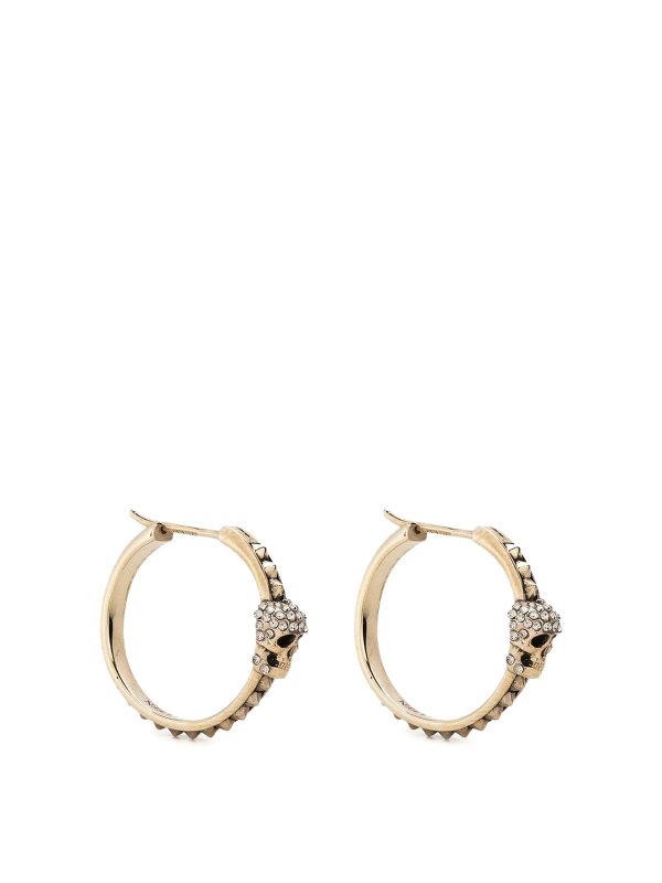 ALEXANDER MCQUEEN: Ohrringe - Ohrring - Gold