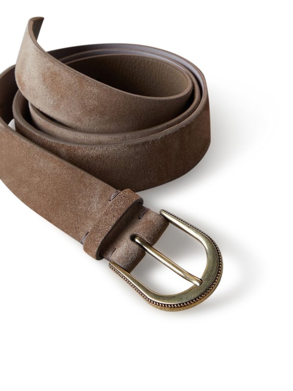 BRUNELLO CUCINELLI: Cinturones online - Cinturón - Marrón