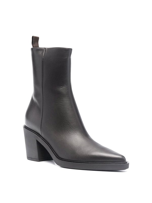 Gianvito Rossi: ankle boots online - Dylan leather gloves