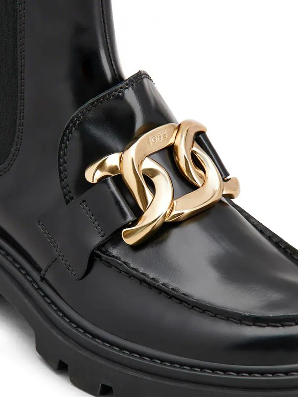 アンクルブーツ - 黒 shop online: TOD