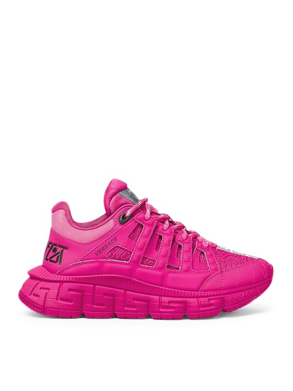 VERSACE: Chaussures de sport - Baskets - Fuchsia