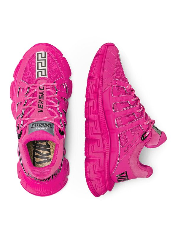 VERSACE: Chaussures de sport online - Baskets - Fuchsia