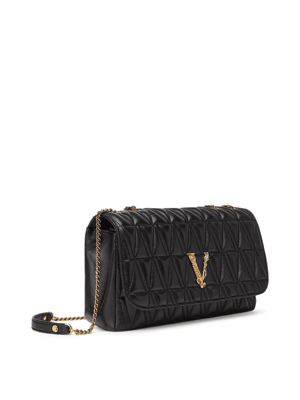 VERSACE: shoulder bags online - Leather bag