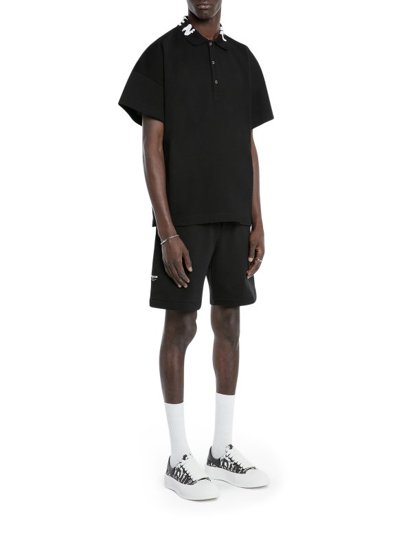 ALEXANDER MCQUEEN: ポロシャツ online - ポロシャツ - 黒