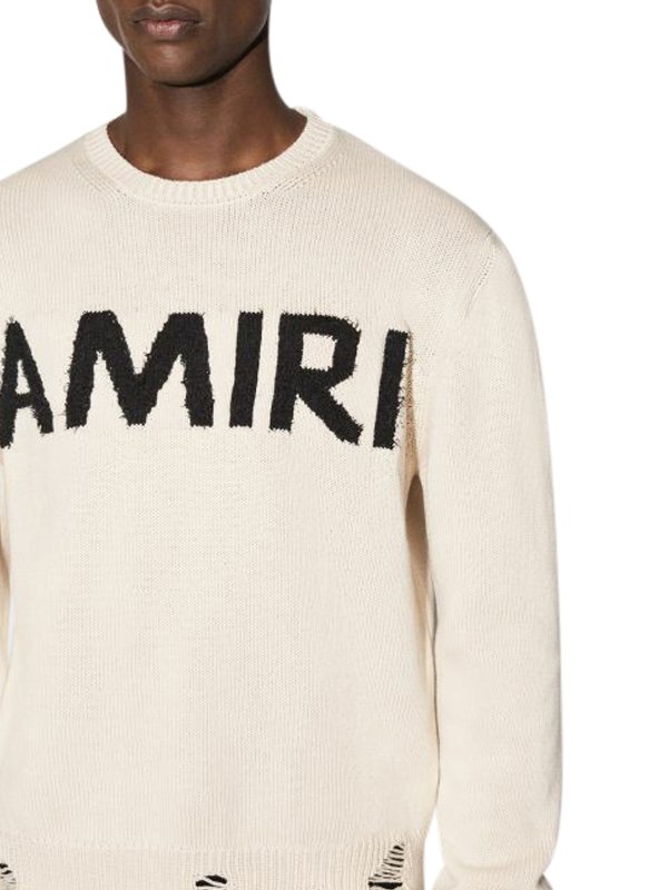 AMIRI buy online Destroyed effect sweater
