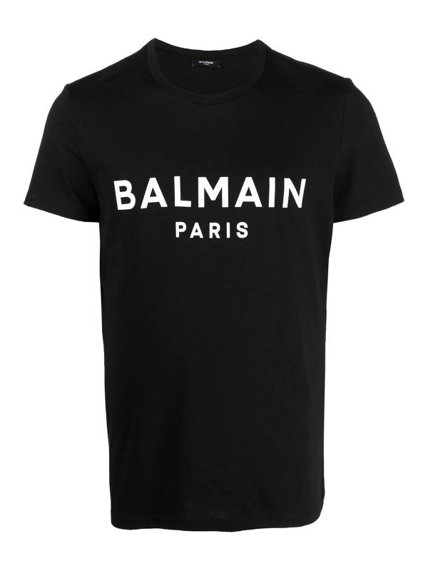 Balmain: Camisetas - Camiseta - Negro