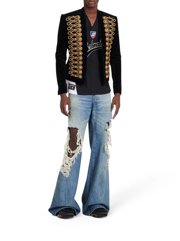 Balmain: Tailored & Dinner online - Tech fabric tailored jacket