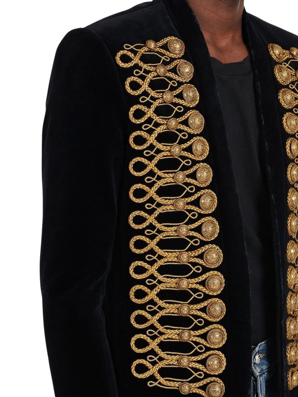 Balmain buy online Tech fabric tailored jacket