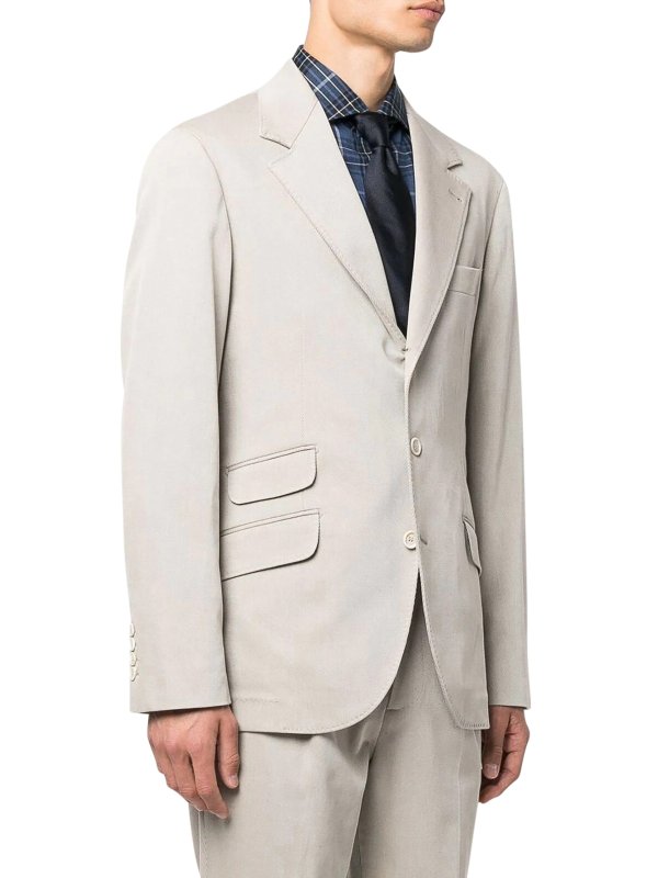 iKRIX BRUNELLO CUCINELLI: blazers - Stretch cotton blazer