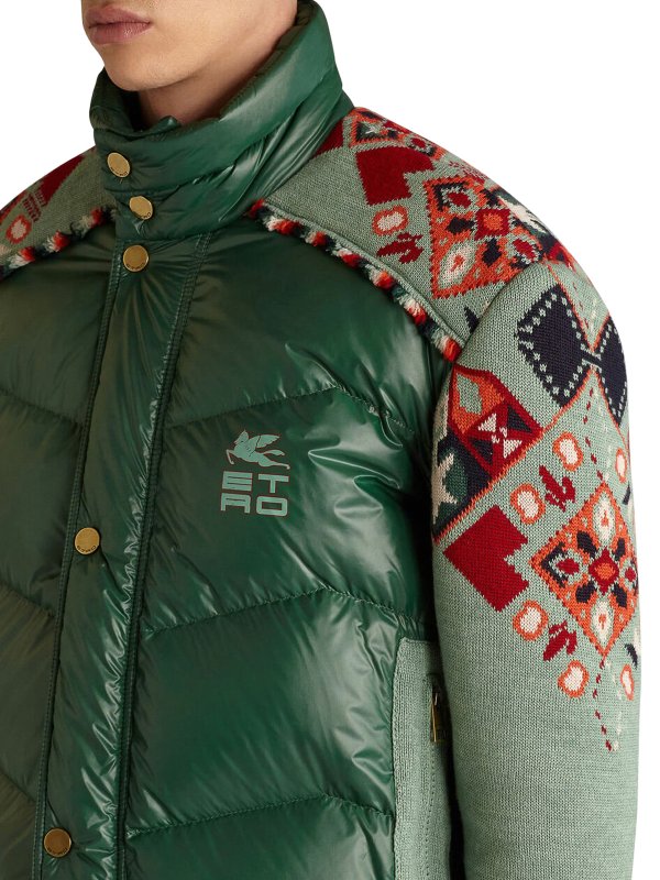 Daunenjacke - Grün shop online: ETRO