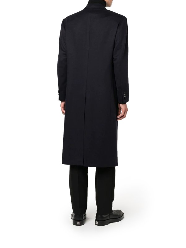 Langer Mantel - Blau shop online: KITON