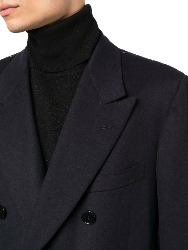 KITON buy online Langer Mantel - Blau