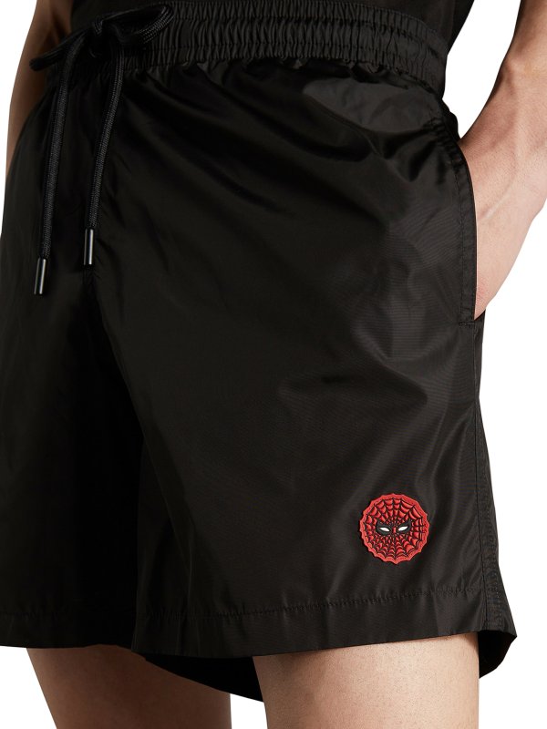 MONCLER buy online Boxer da mare con logo Superman